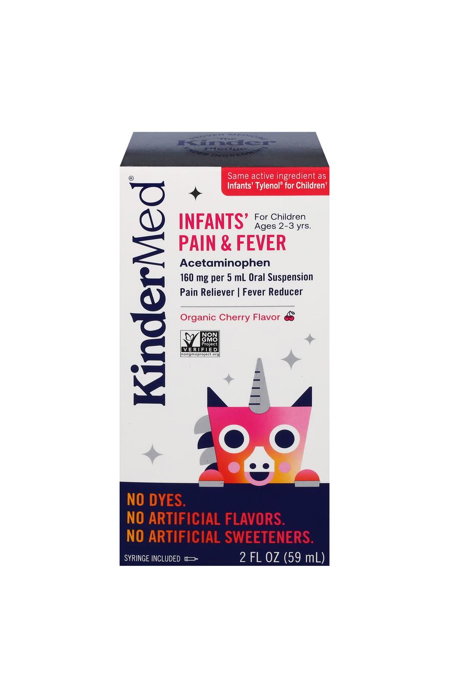 KinderMed Infant Pain & Fever Relief - Cherry; image 1 of 2