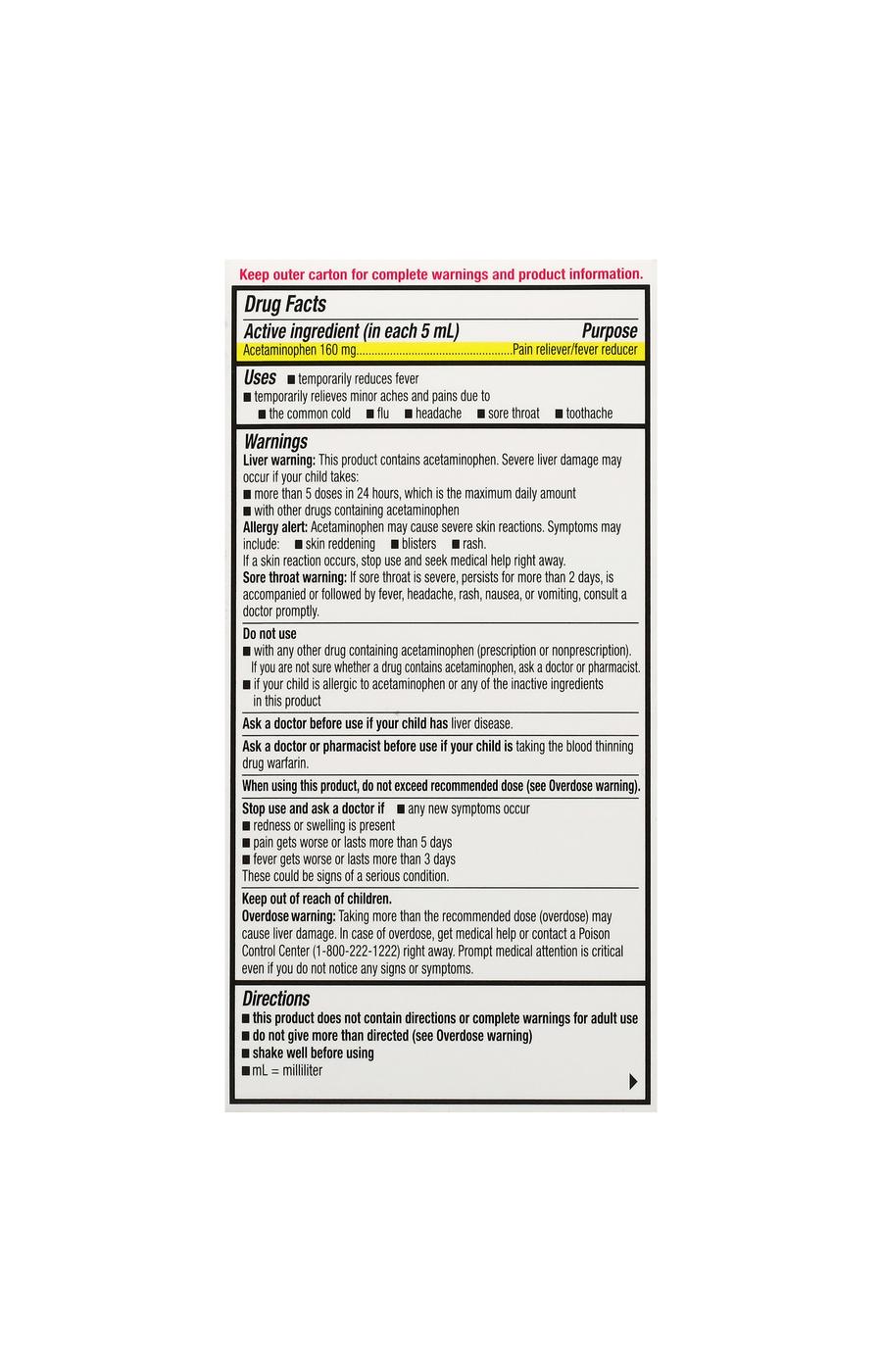 KinderMed Infant Pain & Fever Relief - Cherry; image 2 of 2