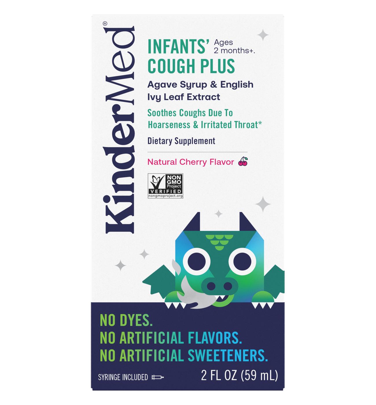 KinderMed Infants Cough Plus Syrup - Cherry; image 1 of 3