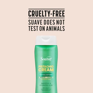 Suave Exfoliating Scrub & Body Wash - Pistachio Cream