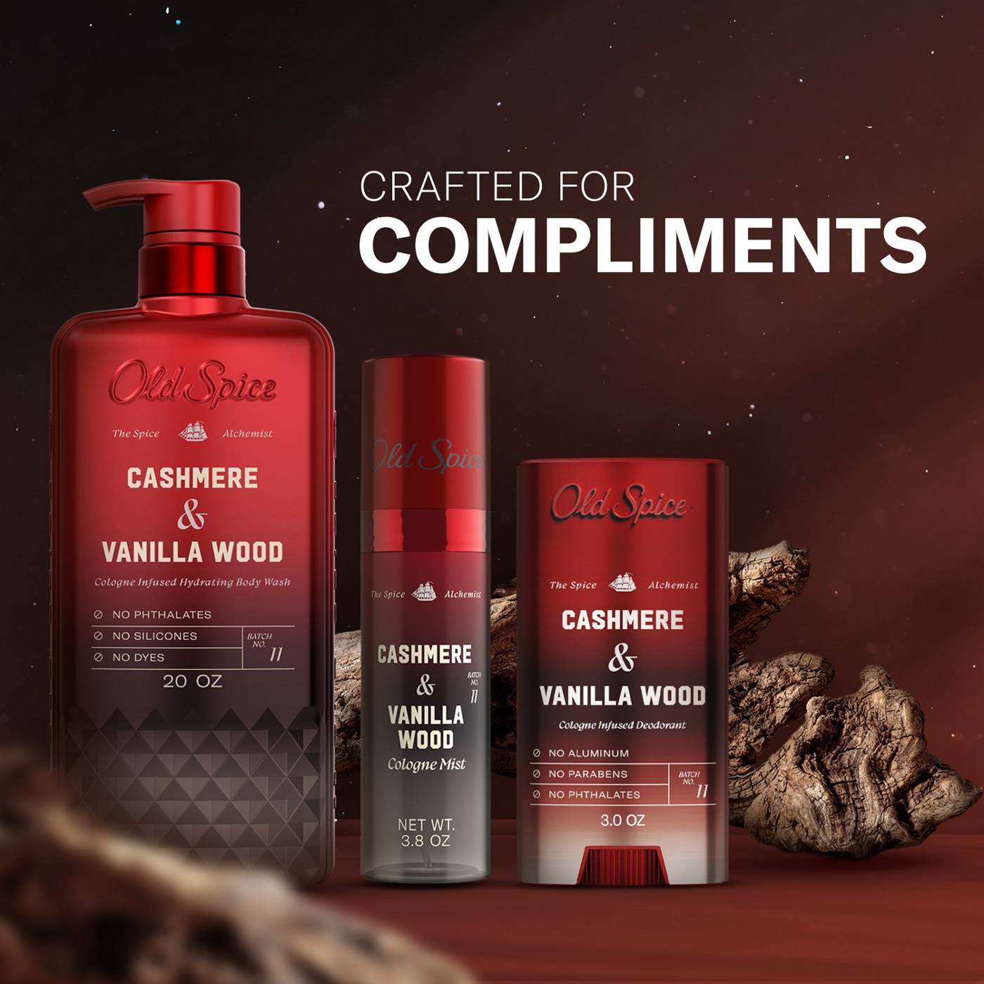 Old Spice Cologne Infused Body Wash - Cashmere & Vanilla Wood; image 2 of 10