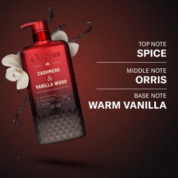 Old Spice Cologne Infused Body Wash - Cashmere & Vanilla Wood, 20 oz