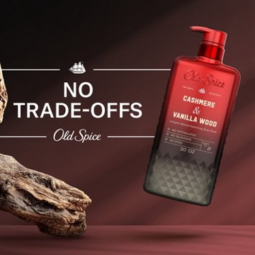 Old Spice Cologne Infused Body Wash - Cashmere & Vanilla Wood, 20 oz