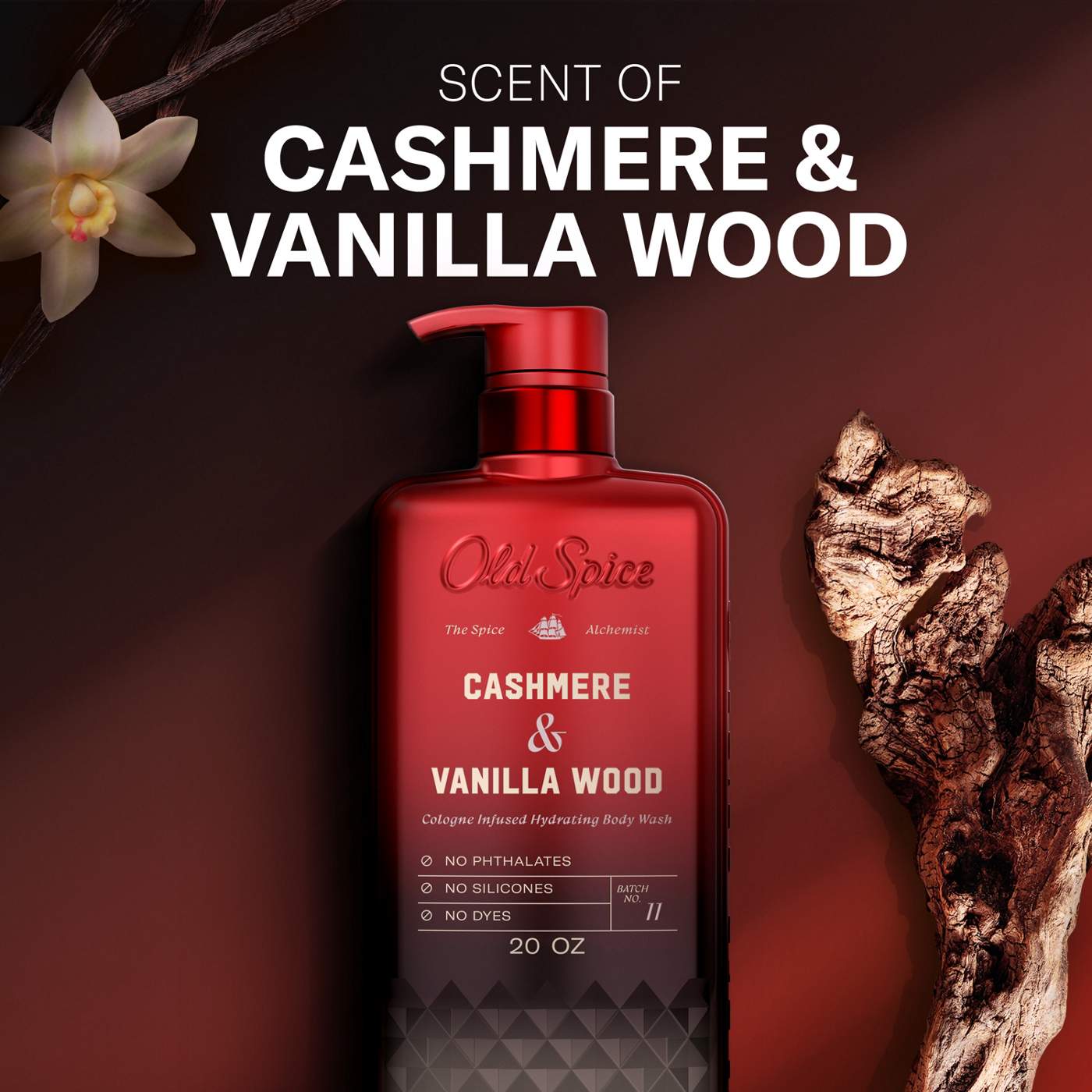 Old Spice Cologne Infused Body Wash - Cashmere & Vanilla Wood; image 9 of 10