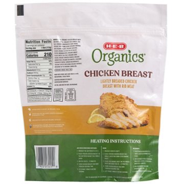 H-E-B Organics Lightly Breaded Chicken Breasts