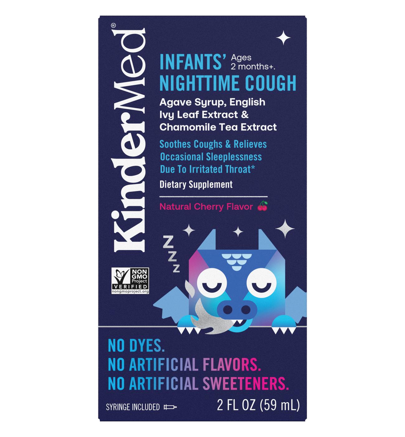 KinderMed Infants Nighttime Cough Syrup - Cherry; image 1 of 3