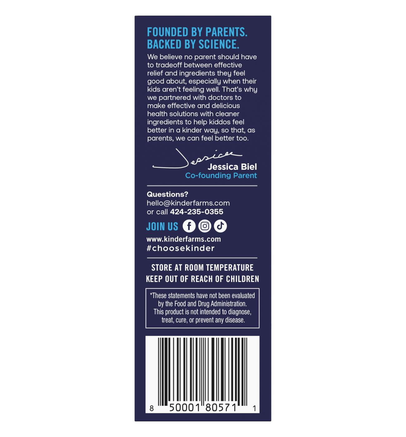 KinderMed Infants Nighttime Cough Syrup - Cherry; image 2 of 3