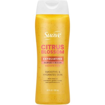 Suave Exfoliating Scrub & Body Wash - Citrus Blossom
