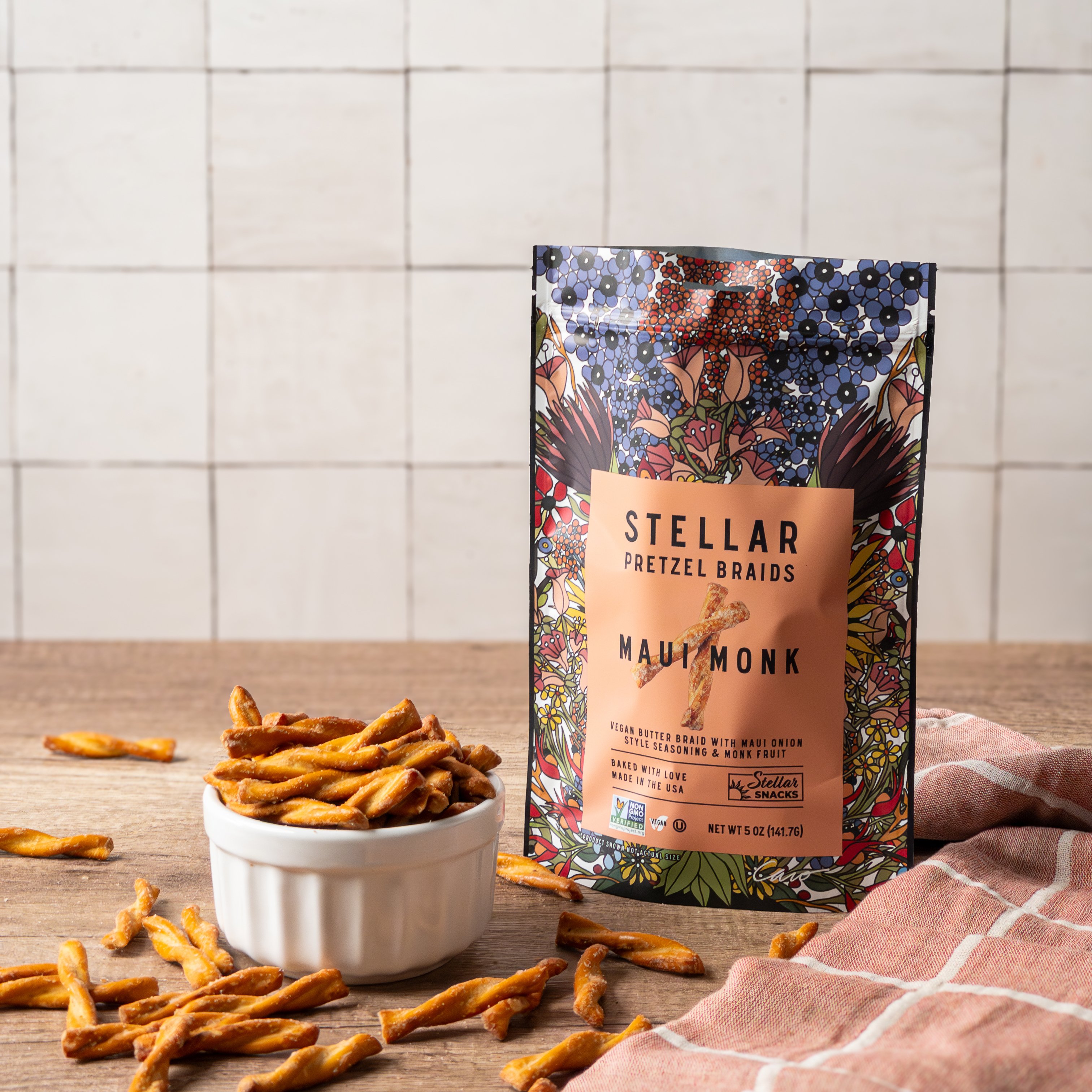 Stellar Snacks Maui Monk Pretzel Braids - Shop Chips at H-E-B