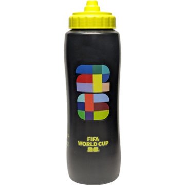 FIFA World Cup 2026 Black Squeeze Sports Water Bottle, 32 oz