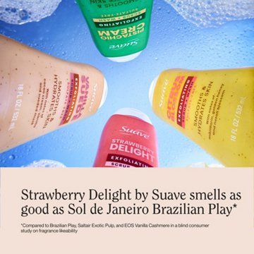 Suave Exfoliating Scrub & Body Wash - Strawberry Delight