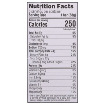 Clif Bar Cookies & Creme - 11g Protein