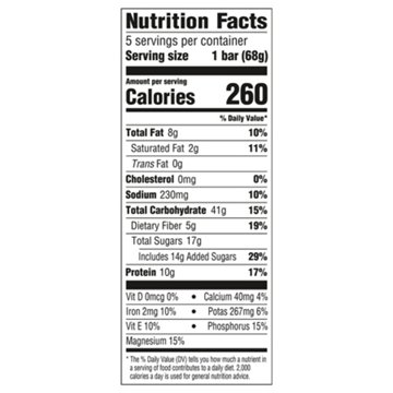 Clif Bar Peanut Butter Banana Dark Chocolate - 10g Protein