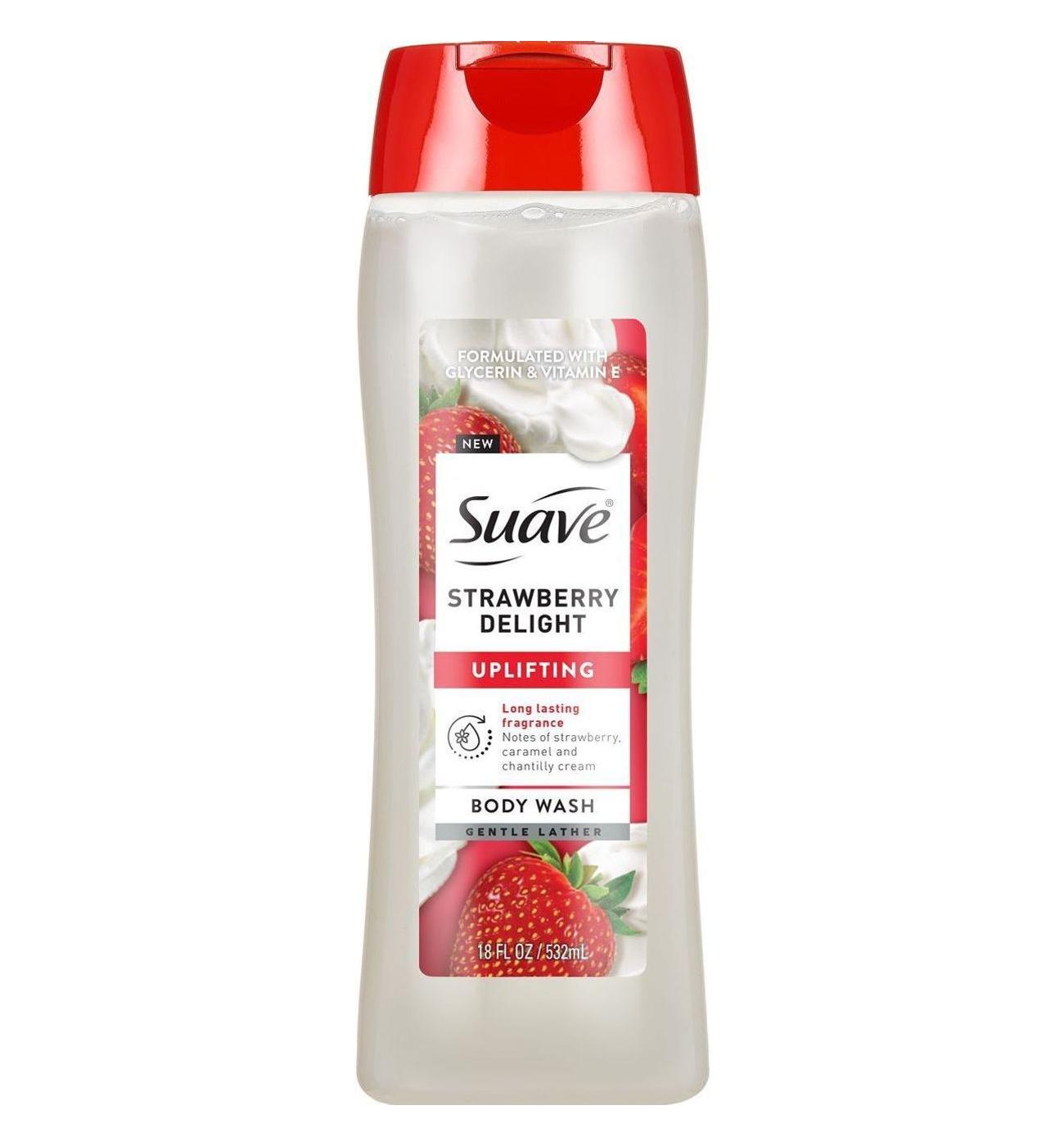 Suave Uplifting Body Wash - Strawberry Delight; image 1 of 2