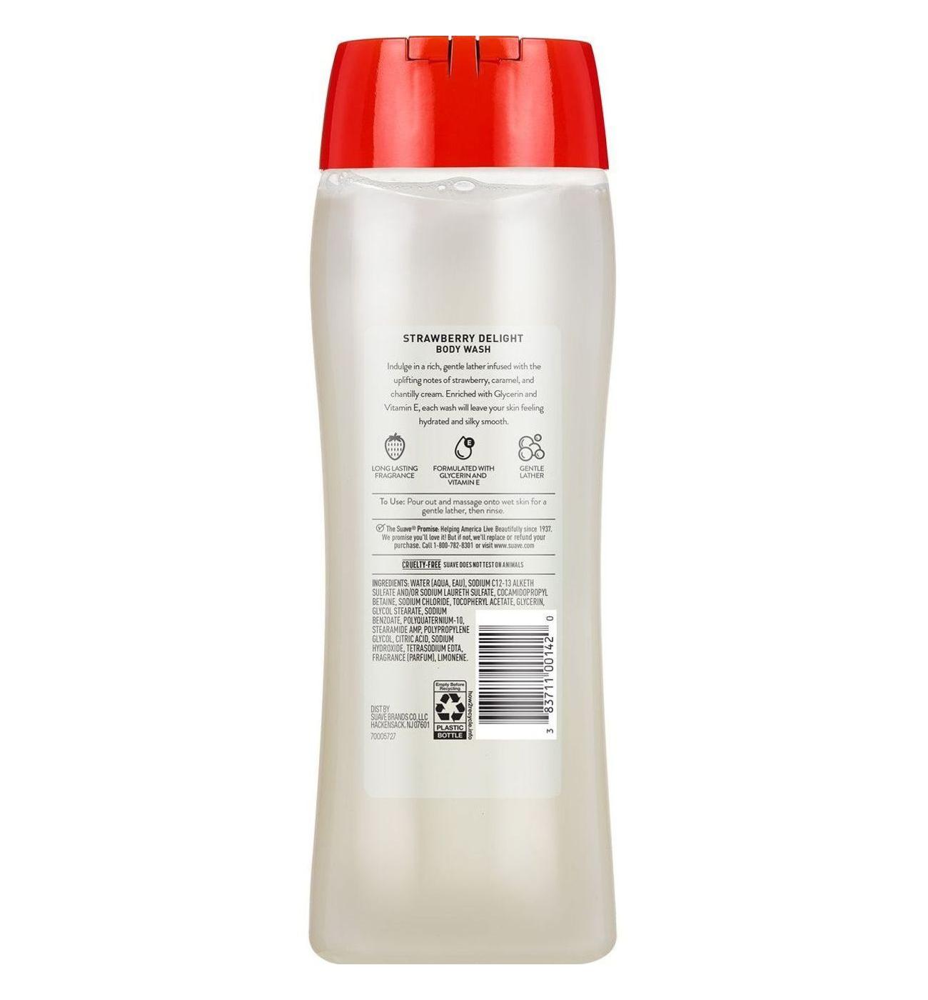 Suave Uplifting Body Wash - Strawberry Delight; image 2 of 2