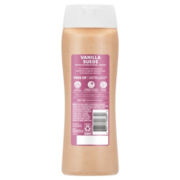 Suave Exfoliating Scrub & Body Wash - Vanilla Suede