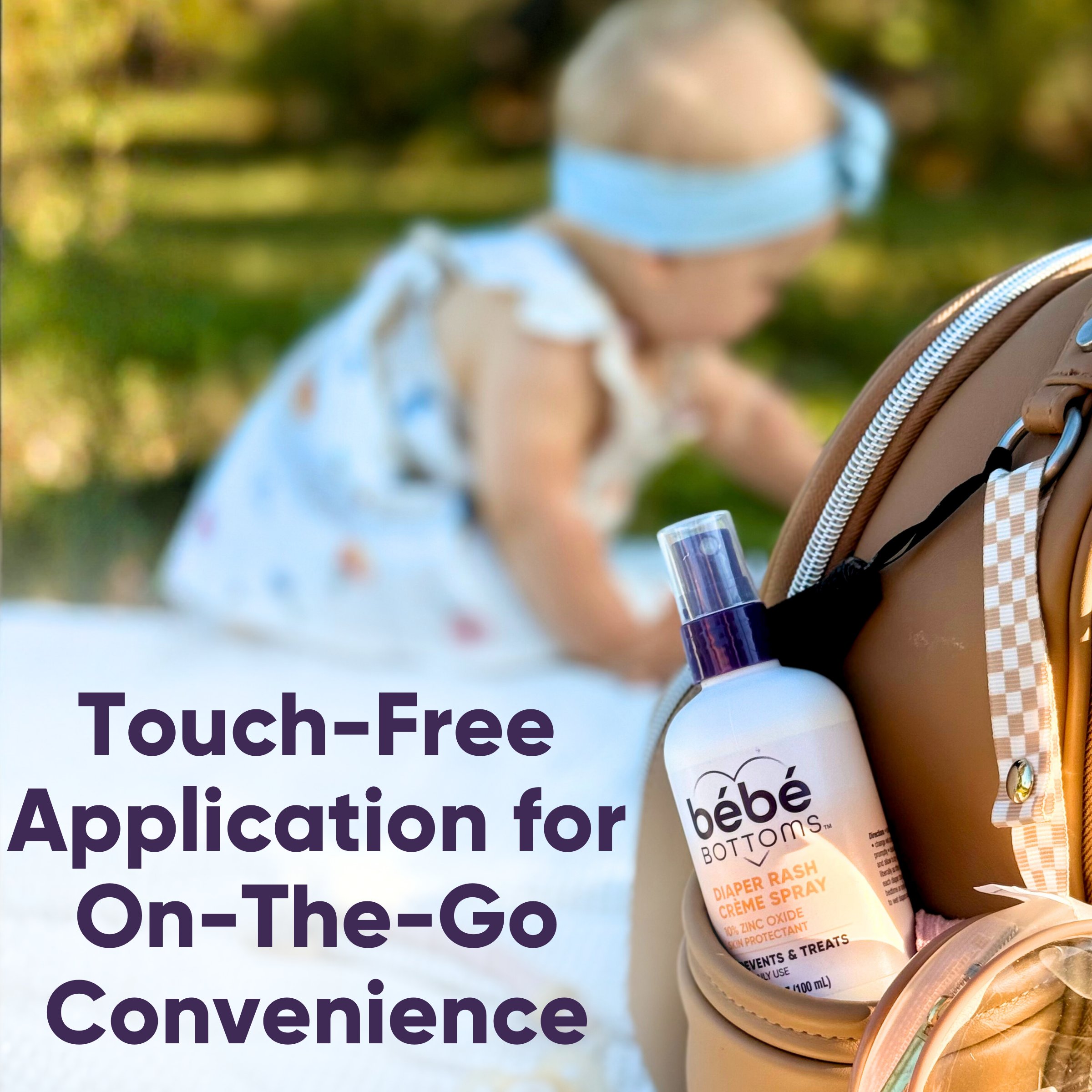Bebe Bottoms Diaper Rash Creme Spray - Shop Lotion & powder at H-E-B