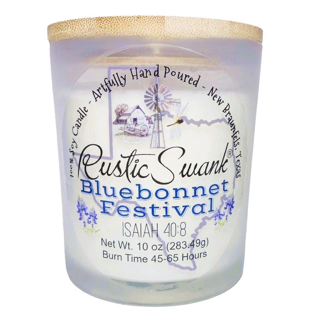 Rustic Swank Bluebonnet Festival Scented Soy Candle - Shop Candles at H-E-B