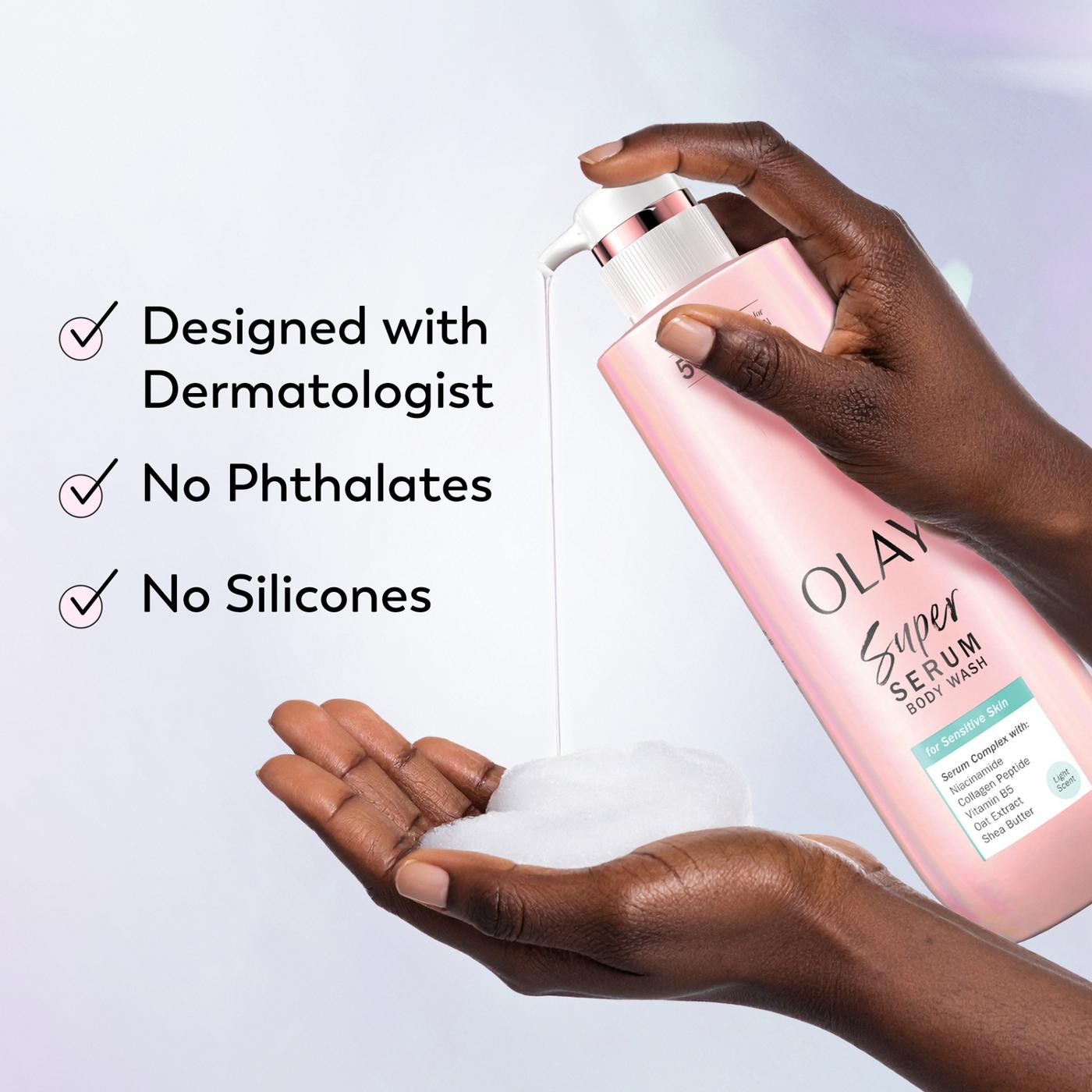 Olay Super Serum Body Wash for Sensitive Skin; image 5 of 10