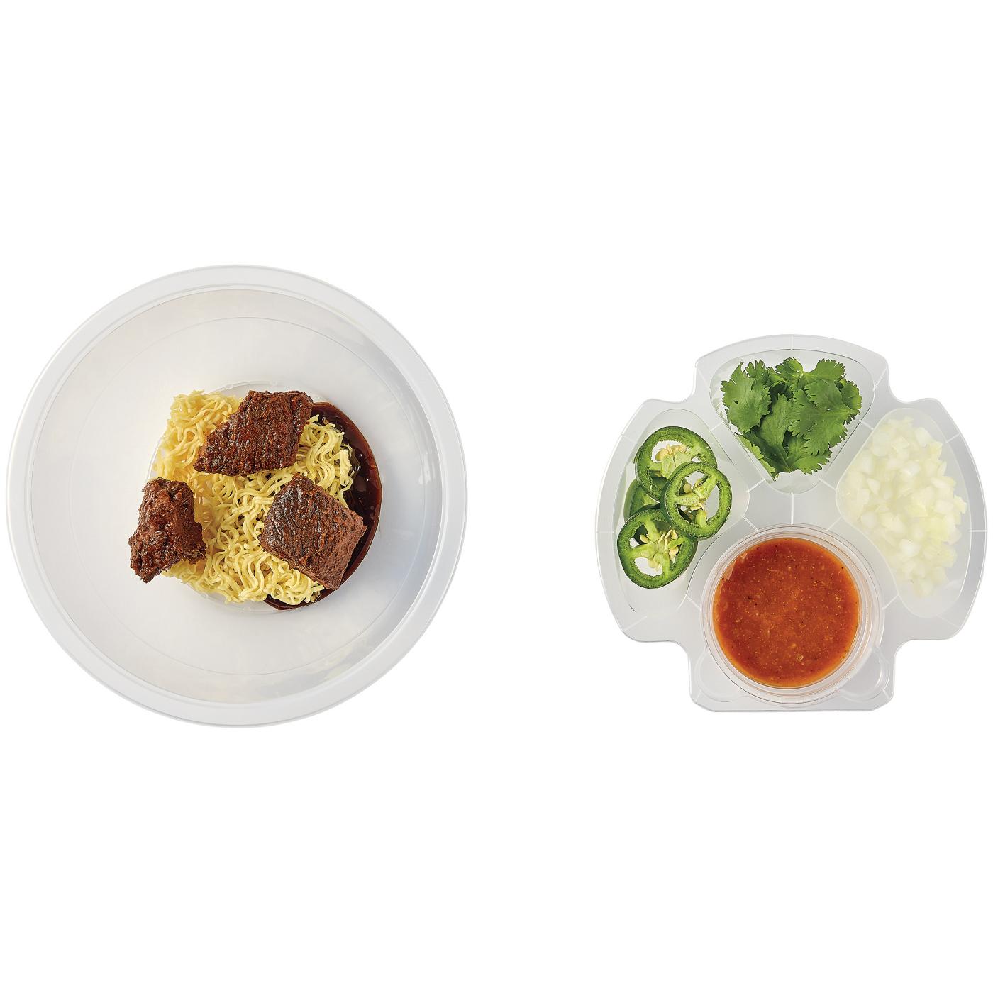 Meal Simple by H-E-B Beef Birria Mix-In Ramen Style Bowl; image 5 of 5