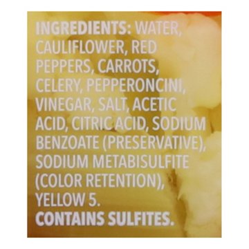 DeLallo Mild Pickled Giardiniera, 25.5 oz