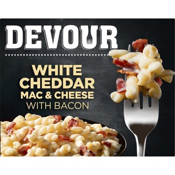 DEVOUR White Cheddar Mac & Cheese with Smoked Bacon