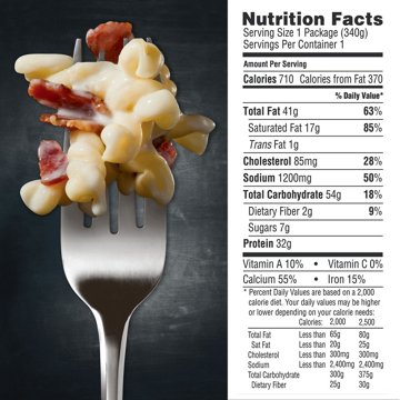 DEVOUR White Cheddar Mac & Cheese with Smoked Bacon