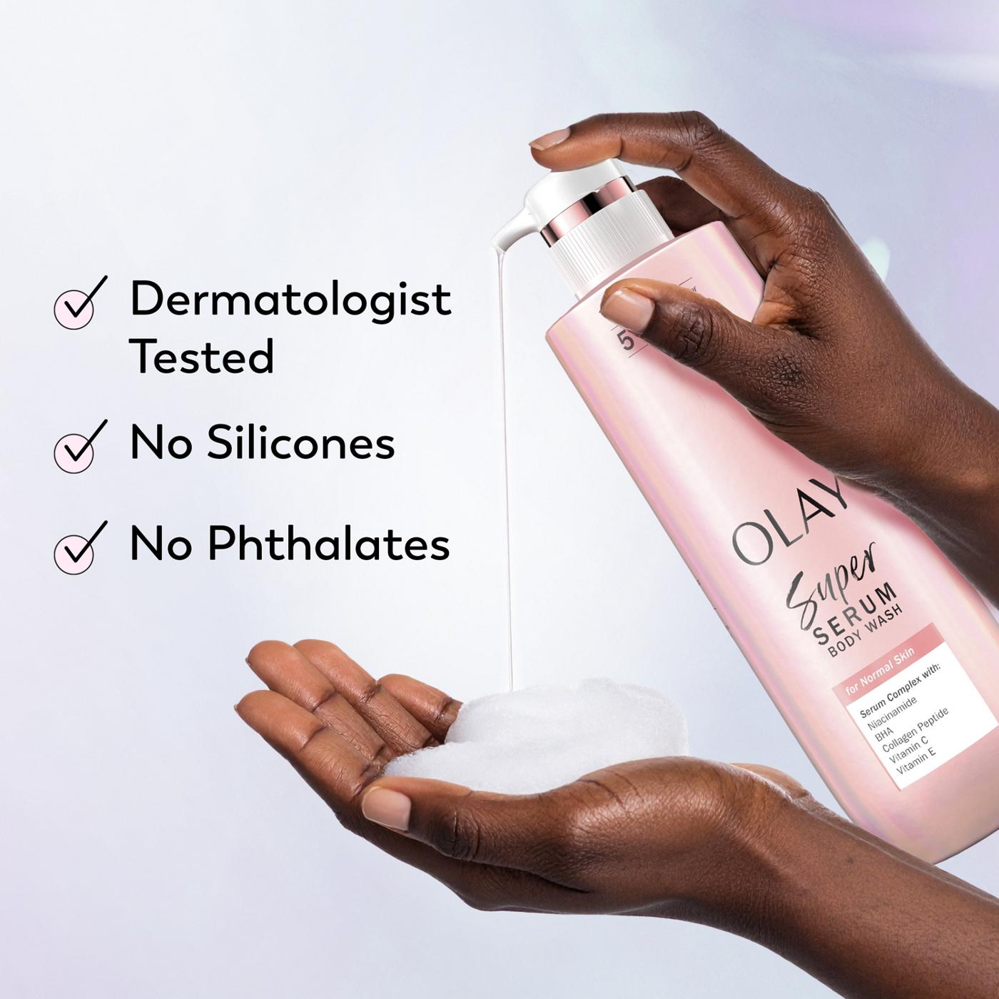 Olay Super Serum Body Wash for Normal Skin; image 3 of 10