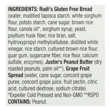 Rudi's Gluten Free Peanut Butter & Grape Sandos