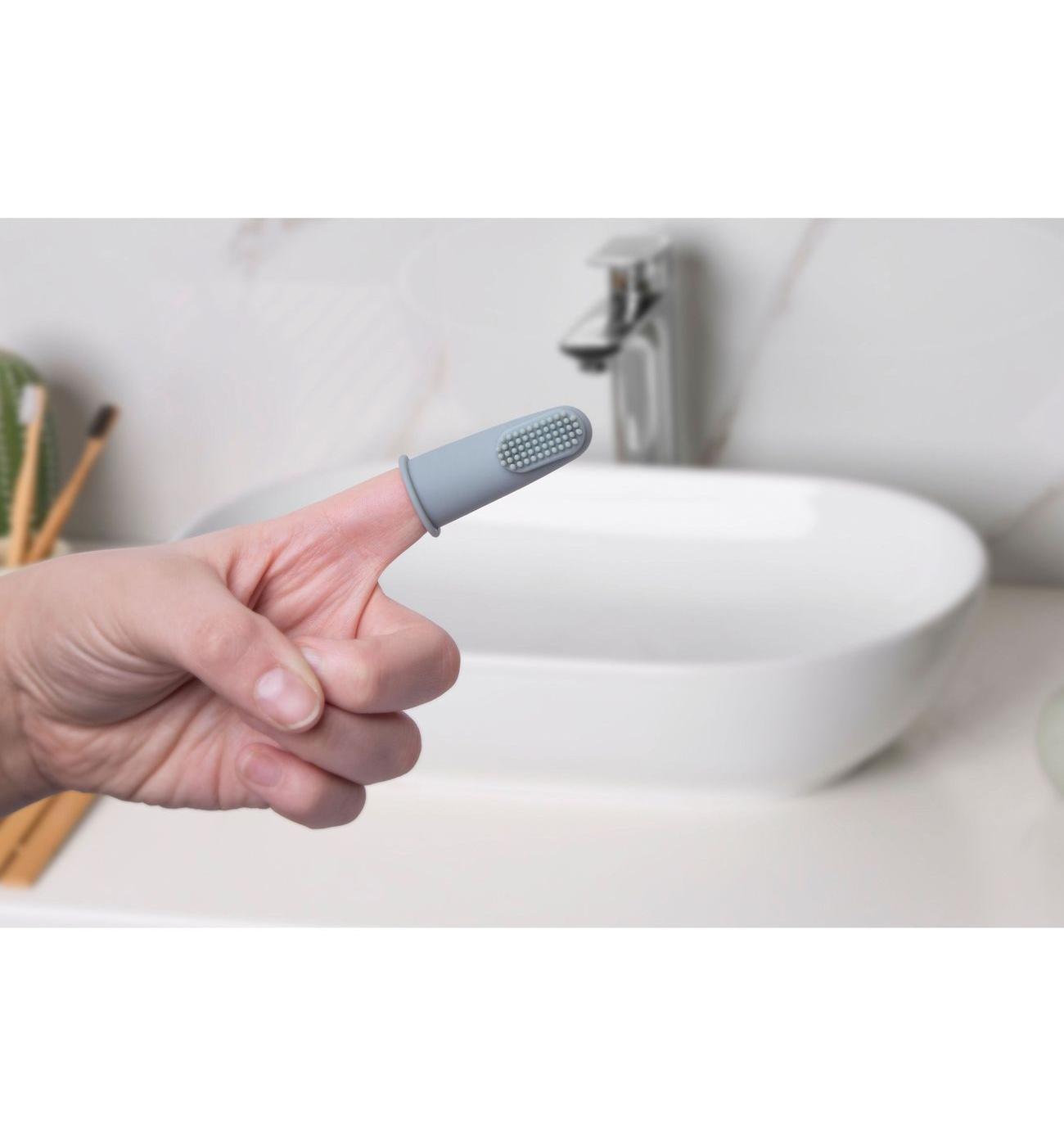 Bizzu Silicone Finger Toothbrushes; image 3 of 4