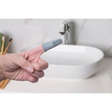 Bizzu Silicone Finger Toothbrushes, 3 ct
