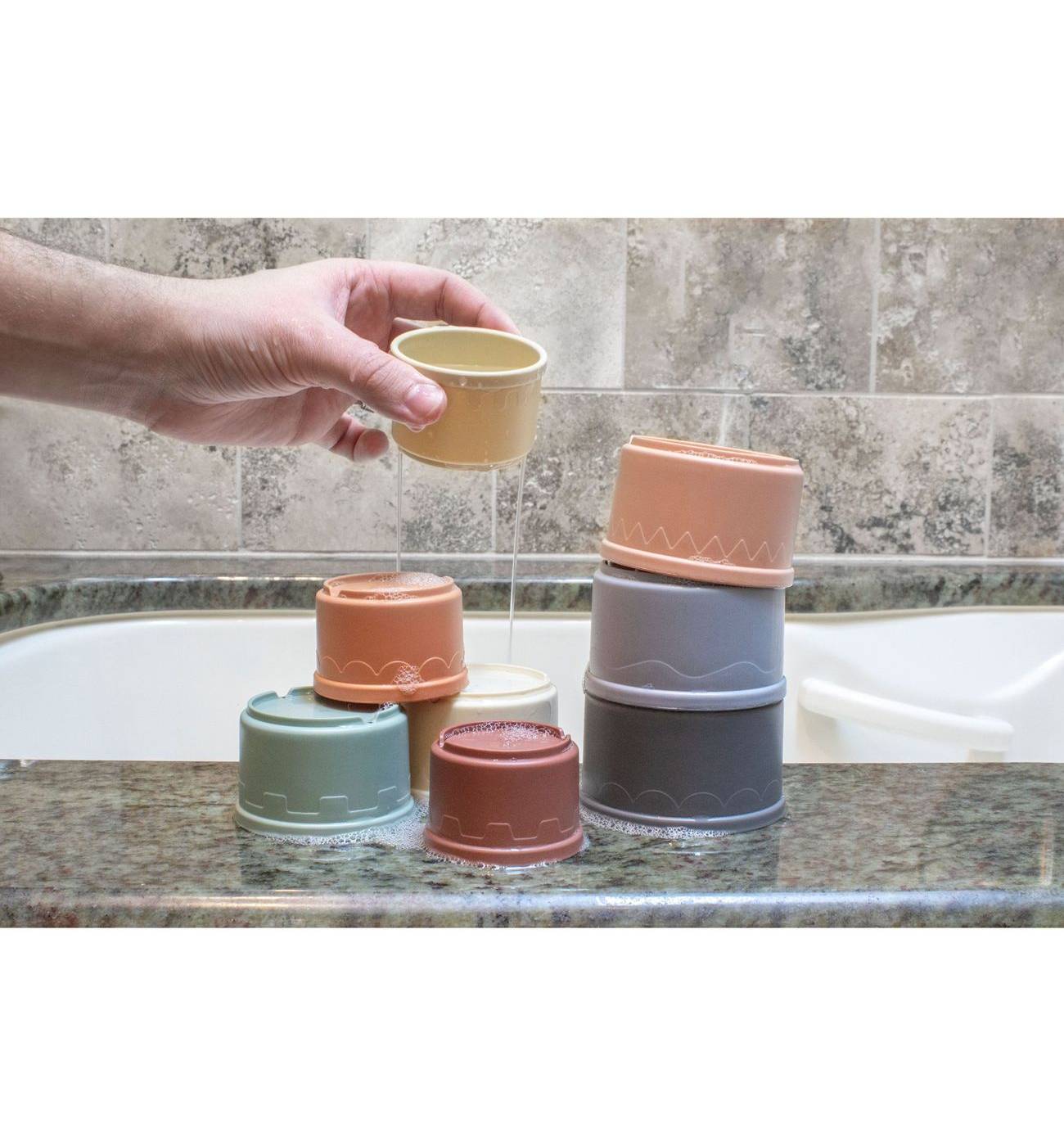 Bizzu Bath Stacking Cups; image 2 of 3