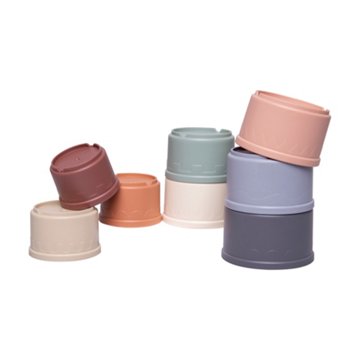 Bizzu Bath Stacking Cups, 8 ct