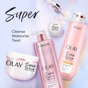 Olay Super Serum Body Wash for Extra Dry Skin, 20 fl oz