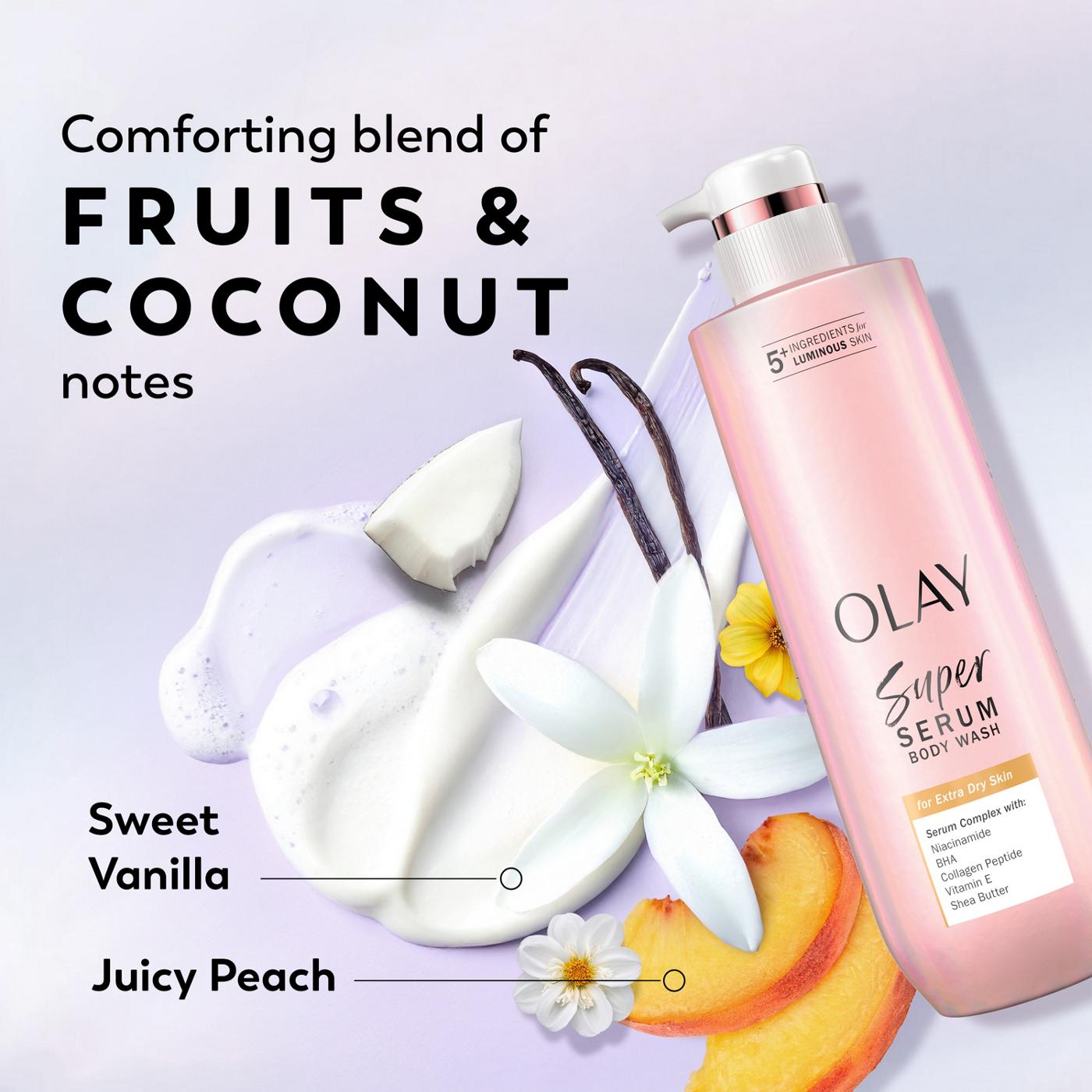 Olay Super Serum Body Wash for Extra Dry Skin; image 8 of 10