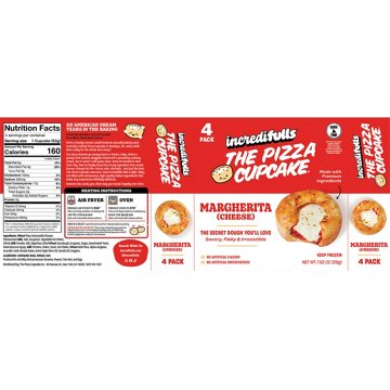Incredifulls The Pizza Cupcake - Margherita Cheese