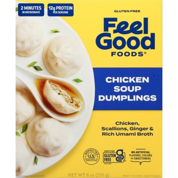 Feel Good Foods Gluten Free Chicken Soup Dumplings, 6 oz