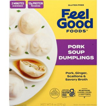 Feel Good Foods Pork Soup Dumplings, 6 oz