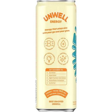 Unwell Sparkling Energy Drink - Pineapple Coconut