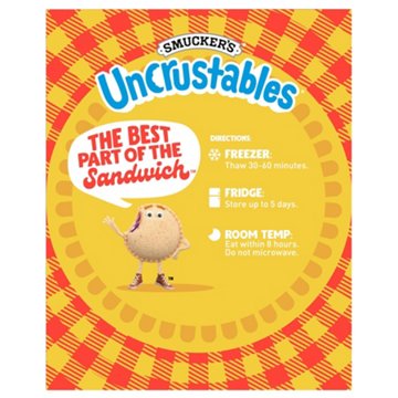 Smucker's Uncrustables 12g Protein Frozen Sandwiches - Up & Apple
