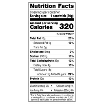 Smucker's Uncrustables 12g Protein Frozen Sandwiches - Up & Apple