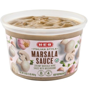 H-E-B Italian Style Mushroom Marsala Sauce