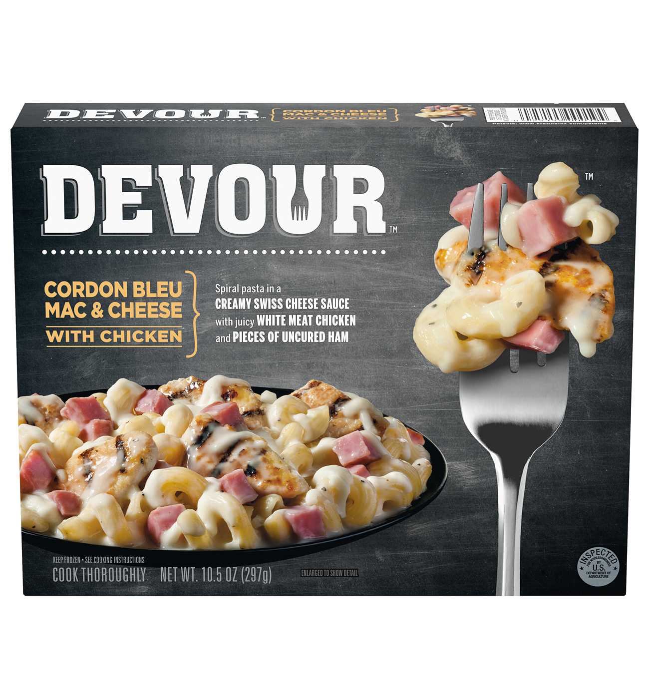 Devour Chicken Cordon Bleu Mac & Cheese; image 1 of 2