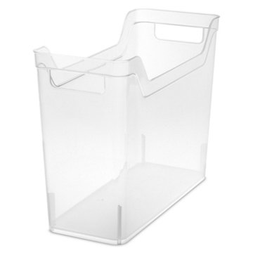 Sterilite Small File Bin - Clear, 13" x 5.38'' x 9.75''