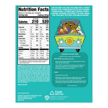 Scooby-Doo Mac & Cheese Bites, 8 oz