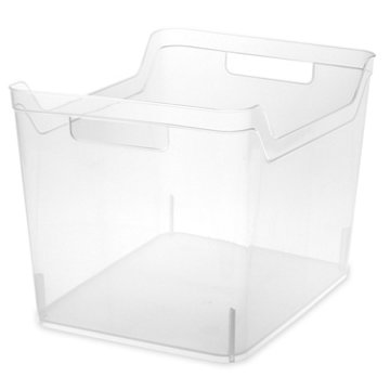 Sterilite Large File Bin - Clear