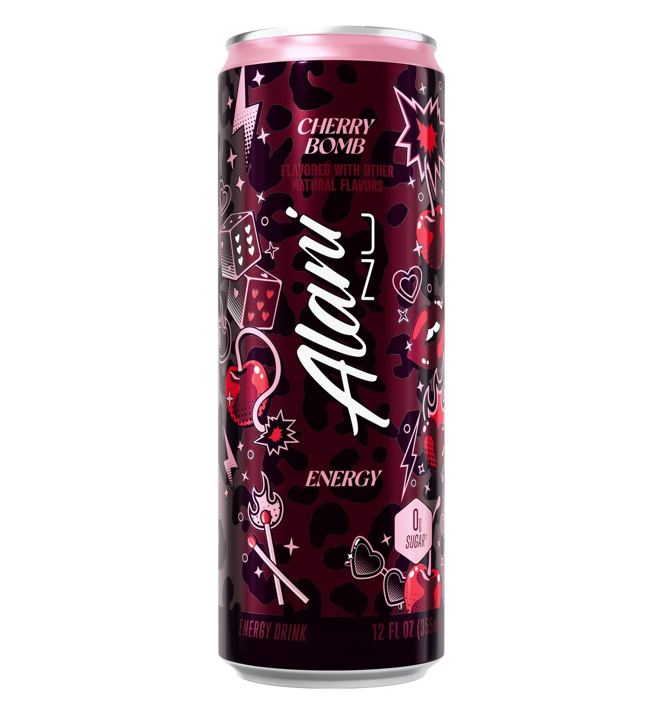 Alani Nu Zero Sugar Energy Drink - Cherry Bombshell; image 1 of 3