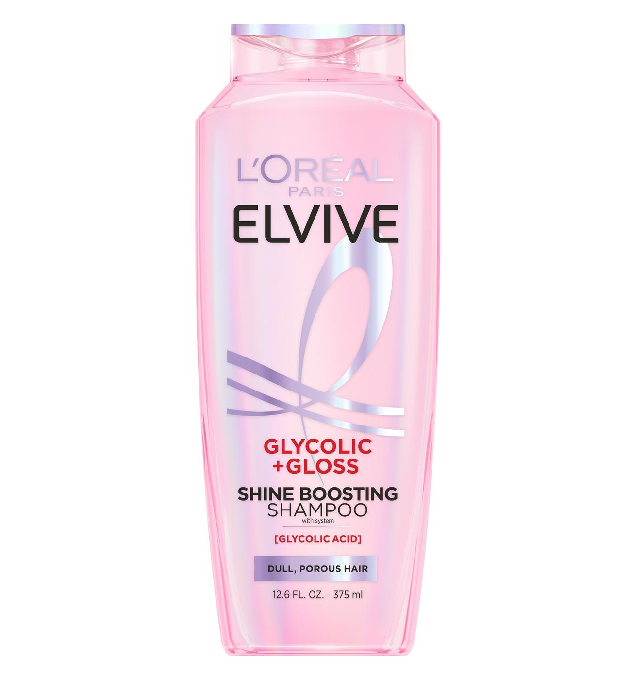 L'Oréal Paris Elvive Glycolic & Gloss Shine Boosting Shampoo; image 1 of 4
