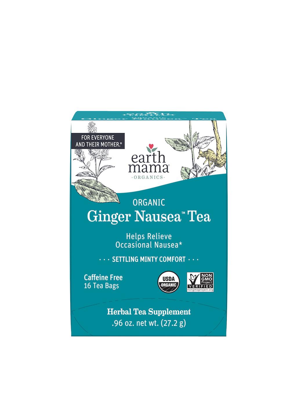Earth Mama Organic Ginger Nausea Tea; image 1 of 10