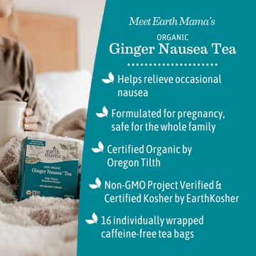 Earth Mama Organic Ginger Nausea Tea